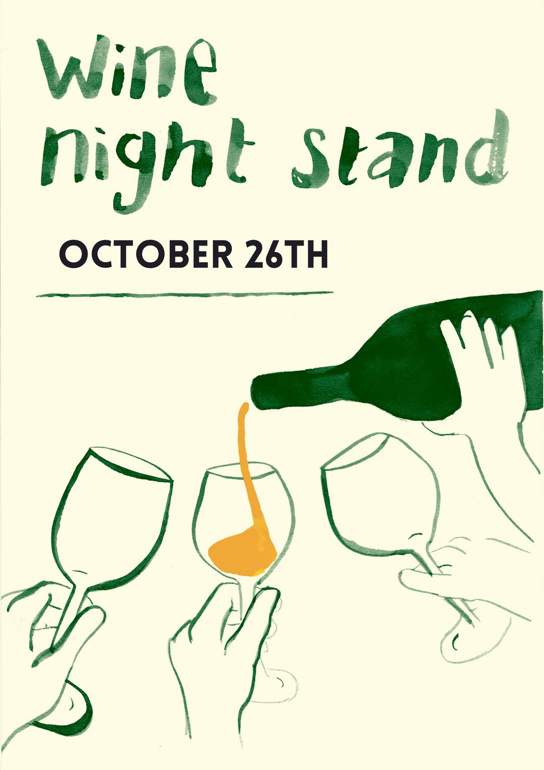 Orangewine tasting · orangevins smagning